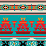 Rockmount Clothing Men's Native Pattern Fleece Western Shirt in Turquoise & Red - Rockmount Clothing - Flyclothing LLC