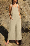 Pocketed Wide Leg Overall - Trendsi - Flyclothing LLC