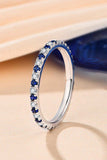 Moissanite Lab-Grown Sapphire Rings - Trendsi - Flyclothing LLC