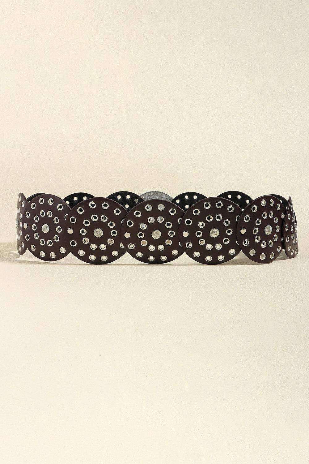 Vintage PU Leather Wide Belt - Trendsi - Flyclothing LLC