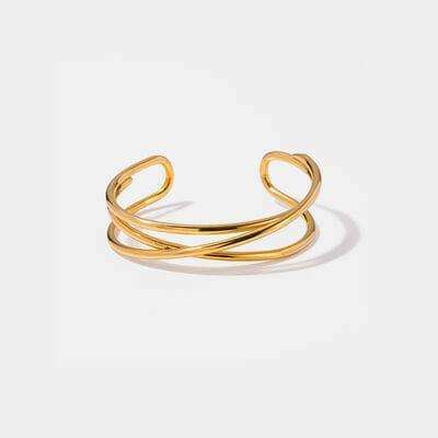 Minimalist Stainless Steel Cuff Bracelet - Trendsi - Flyclothing LLC