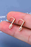 Moissanite 925 Sterling Silver Earrings - Trendsi - Flyclothing LLC