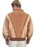Scully CAFE BROWN/CAMEL PRAIRIE JACKET - Scully Leather - Flyclothing LLC