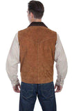 Scully CAFE BROWN TWO TONE VEST/CONCEALED - Scully Leather - Flyclothing LLC