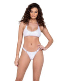 Roma Costume Sequin Fishnet Thong Back Bottoms - Roma Costume - Flyclothing LLC