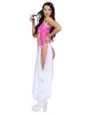 Roma Costume Sequin Cutout Romper - Roma Costume - Flyclothing LLC