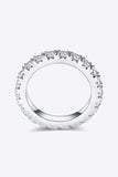 2.3 Carat Moissanite 925 Sterling Silver Eternity Ring - Trendsi - Flyclothing LLC
