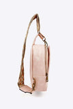 Adjustable Strap PU Leather Sling Bag - Trendsi - Flyclothing LLC