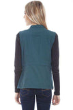 Scully Leather 100% Nylon Deep Teal Women's Multi Pocket Vest - Scully Leather - Flyclothing LLC