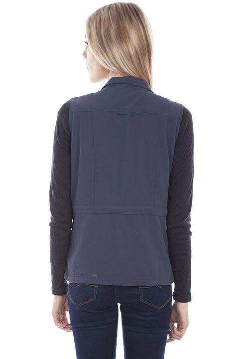 Scully Leather 100% Nylon Indigo Women's Multi Pocket Vest - Scully Leather - Flyclothing LLC
