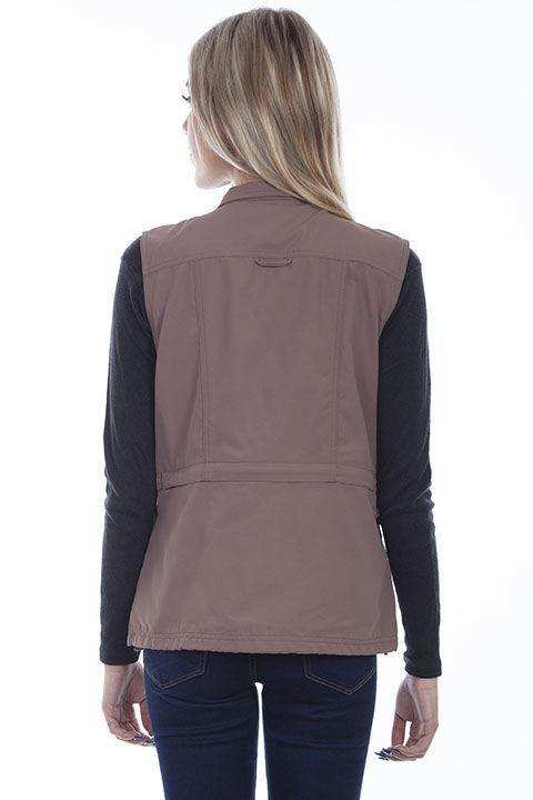 Scully Leather 100% Nylon Toffee Women's Multi Pocket Vest - Scully Leather - Flyclothing LLC