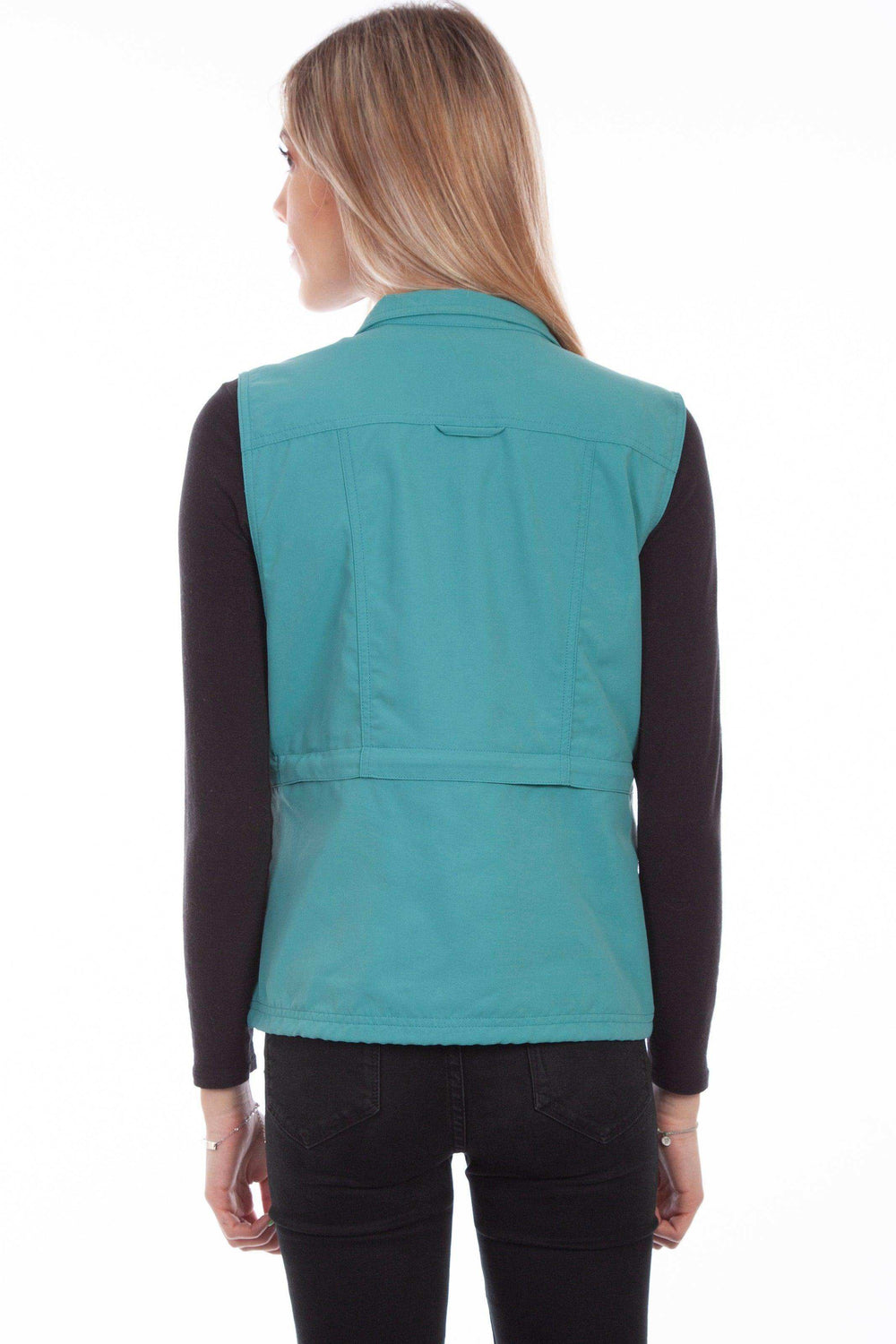 Scully TEAL WOMEN'S MULTI POCKET VEST - Scully Leather - Flyclothing LLC