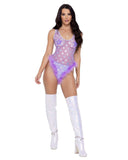 Roma Costume Sheer Stars Romper - Roma Costume - Flyclothing LLC