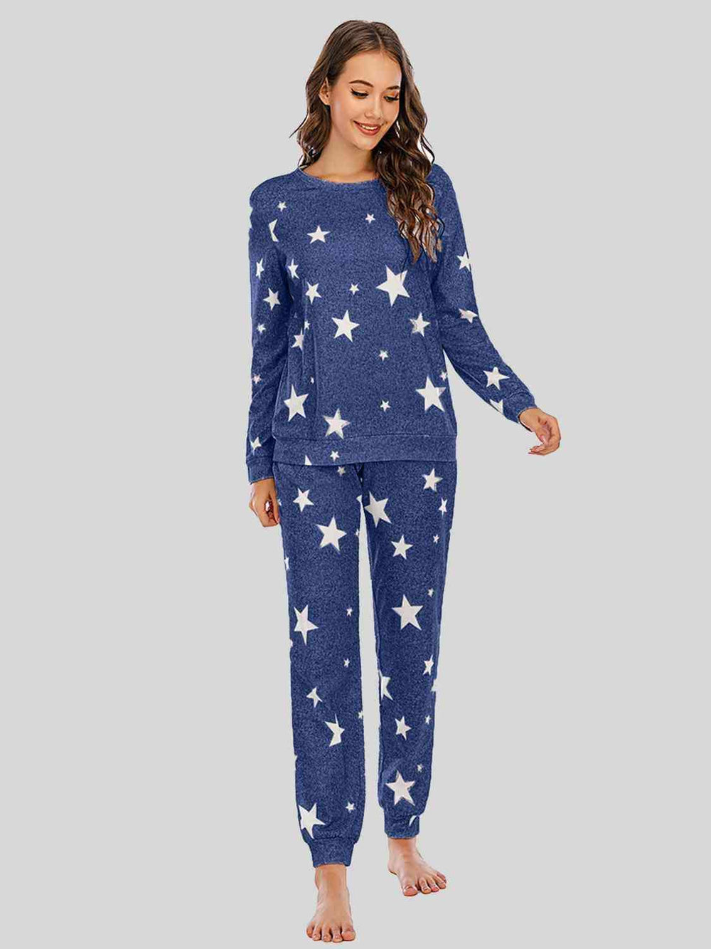 Star Top and Pants Lounge Set - Trendsi - Flyclothing LLC