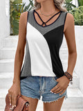Color Block Tank Top - Trendsi - Flyclothing LLC