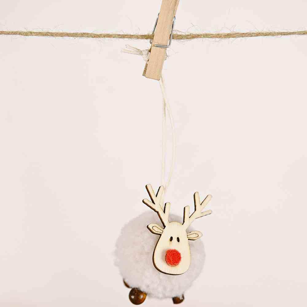 4-Piece Reindeer Hanging Widgets - Trendsi - Flyclothing LLC