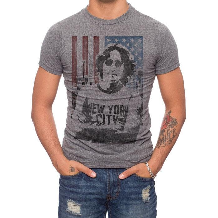 John Lennon Us Flag T-Shirt - Flyclothing LLC