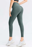 Wide Waistband Slim Fit Long Sports Pants - Trendsi - Flyclothing LLC