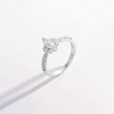 925 Sterling Silver Inlaid Zircon Ring - Trendsi - Flyclothing LLC