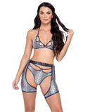 Roma Costume Snake Skin Keyhole Triangle Top - Roma Costume - Flyclothing LLC