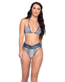 Roma Costume Snake Skin High-Waisted Shorts - Roma Costume - Flyclothing LLC