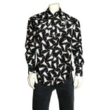 Rockmount Ranch Wear Mens Bison Skull Print Western Shirt - Rockmount Clothing - Flyclothing LLC