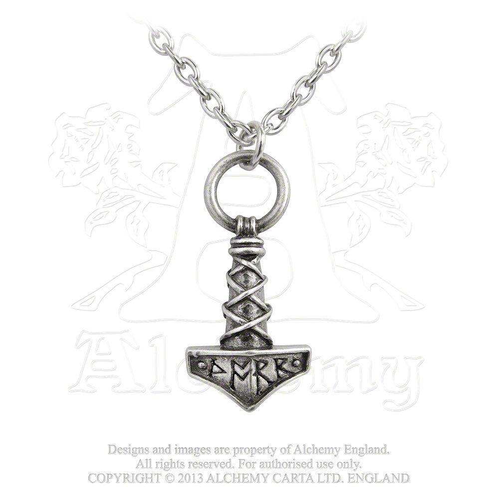Alchemy Gothic Thor's Hammer Amulet Pendant - Alchemy Gothic - Flyclothing LLC