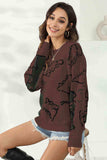 Dinosaur Print Pullover Sweater - Trendsi - Flyclothing LLC