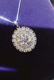 5 Carat Moissanite 925 Sterling Silver Necklace - Trendsi - Flyclothing LLC