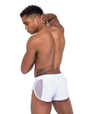 Roma Costume Mens Pride Mesh Vinyl Runner Shorts - Roma Costume - Flyclothing LLC