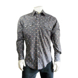 Rockmount Clothing Men's Greige Native Print Western Shirt - Rockmount Clothing - Flyclothing LLC