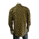 Rockmount Clothing Men's Vintage Brown Floral Print Western Shirt - Rockmount Clothing - Flyclothing LLC