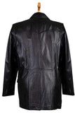 Scully BLACK LAMB W/BUTTERCUP OSTRICH TRIM OSTRICH TRIMMED BLAZER - Scully Leather - Flyclothing LLC