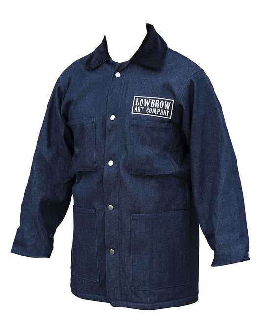 Lowbrow Prison Yard Mens Lined Denim Jacket - Flyclothing LLC