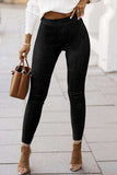 High Waist Skinny Leggings - Trendsi - Flyclothing LLC