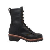 AdTec Men's 10" Fireman Logger Black - AdTec