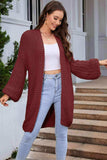 Open Front Longline Cardigan - Trendsi - Flyclothing LLC