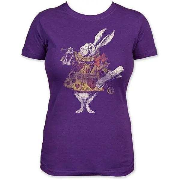 Alice In Wonderland White Rabbit Tee - Alice in Wonderland - Flyclothing LLC