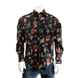 Rockmount Clothing Men's Vintage Burning Love Print Western Shirt - Rockmount Clothing - Flyclothing LLC