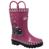 Case IH Toddler's 3D Fern Farmall Rubber Boot Pink - Case IH - Flyclothing LLC