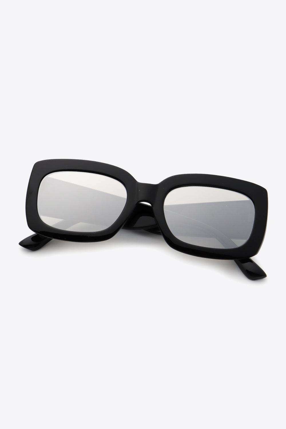 Polycarbonate Frame Rectangle Sunglasses - Trendsi - Flyclothing LLC