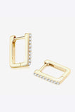 Moissanite Geometric 925 Sterling Silver Earrings - Trendsi - Flyclothing LLC