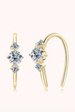 Moissanite 925 Sterling Silver Earrings - Trendsi - Flyclothing LLC