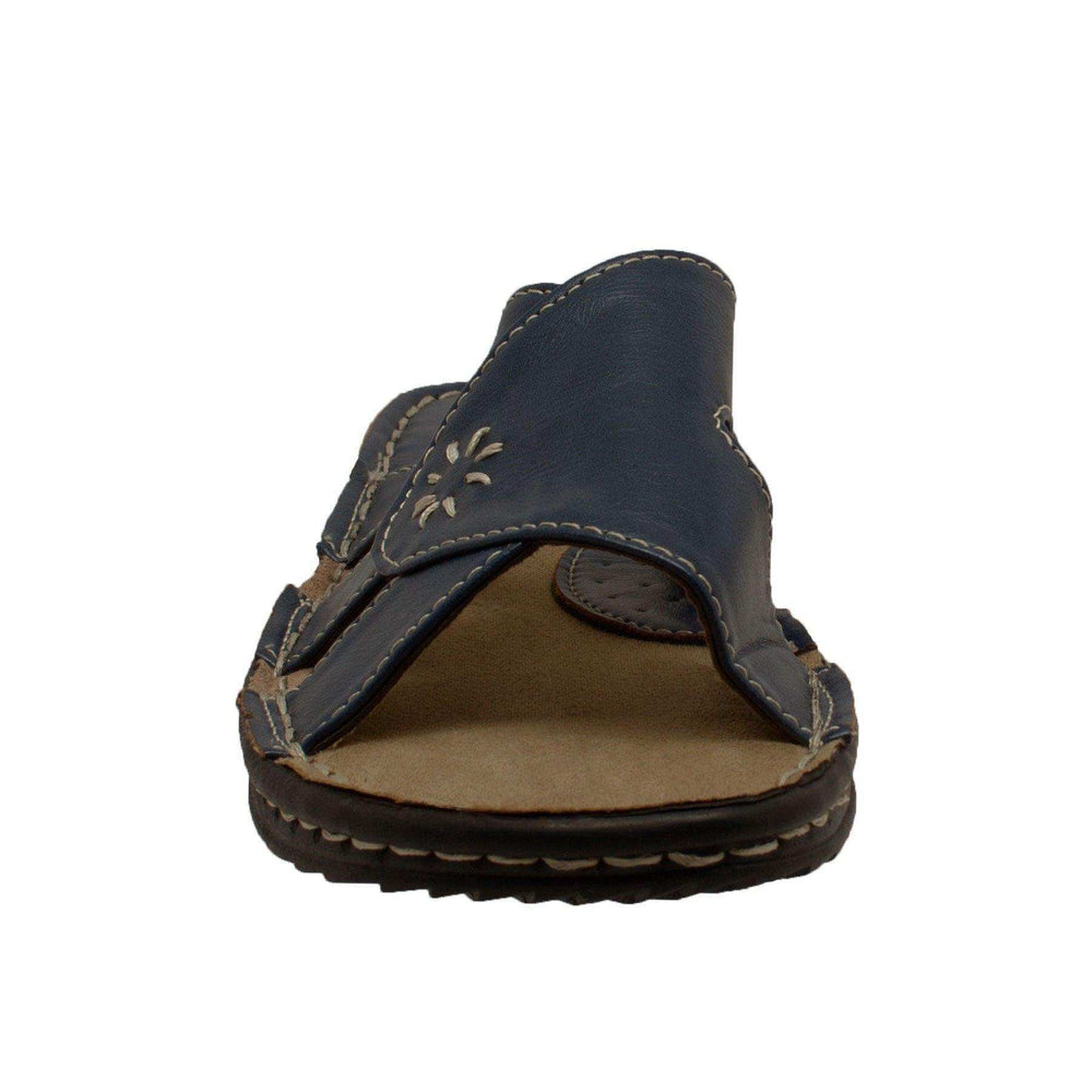 Shaboom Women's Band Slide Sandal Navy - Shaboom - Flyclothing LLC