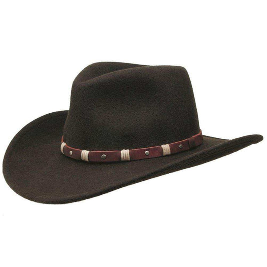 Black Creek Black 100 Percent Crushable Wool Hat - Black Creek - Flyclothing LLC
