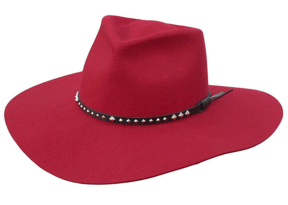 Silverado 100% Crushable Wool 4 Brim Red Hat - Silverado - Flyclothing LLC