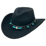 Silverado 100% Crushable Wool Cattleman Crown 3 1/8 Bend-A-Brim - Silverado - Flyclothing LLC
