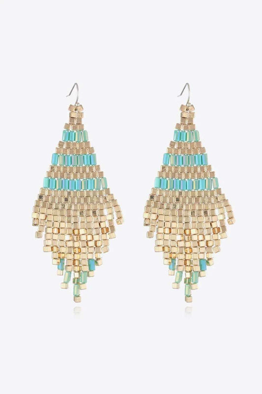 Beaded Dangle Earrings - Trendsi - Flyclothing LLC