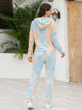 Tie-Dye Hoodie and Pants Set - Trendsi - Flyclothing LLC