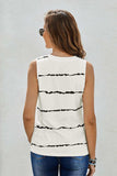 Striped Round Neck Tank - Trendsi - Flyclothing LLC